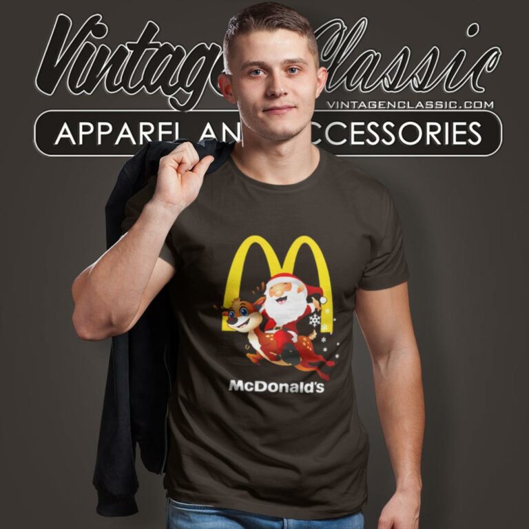 Mcdonalds Santa Claus Christmas T Shirt Mcdonalds Santa Claus Christmas T Shirt
