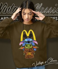 Mcdonalds Stitch And Grogu Shirt 2 Mcdonalds Stitch And Grogu Sweatshirt