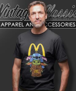 Mcdonalds Stitch And Grogu Shirt 3 Mcdonalds Stitch And Grogu T Shirt