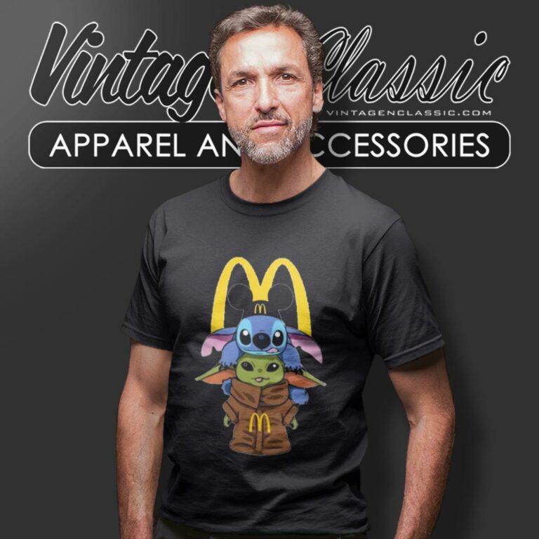 Mcdonalds Stitch And Grogu T Shirt Mcdonalds Stitch And Grogu T Shirt