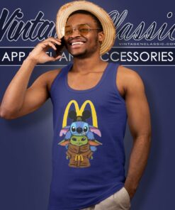 Mcdonalds Stitch And Grogu Shirt 4 Mcdonalds Stitch And Grogu Tank Top Racerback