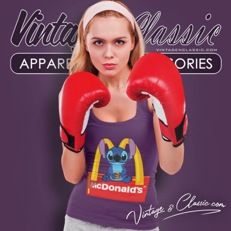 Mcdonalds Stitch Tank Top Racerback Mcdonalds Stitch Tank Top Racerback