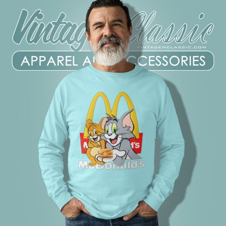 Mcdonalds Tom And Jerry Long Sleeve Tee Mcdonalds Tom And Jerry Long Sleeve Tee