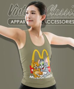 Mcdonalds Tom And Jerry Tank Top Racerback