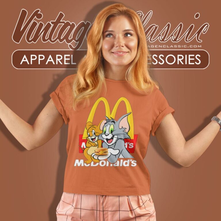 Mcdonalds Tom And Jerry Women T Shirt Mcdonalds Tom And Jerry Women T Shirt