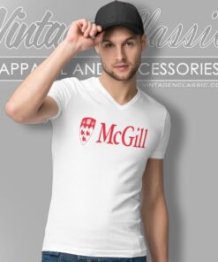 McGill University Logo Shirt 4 Mcgill University Logo V Neck TShirt