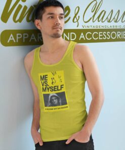 Me Vs Myself A Boogie Wit Da Hoodie Tank Top Racerback 1