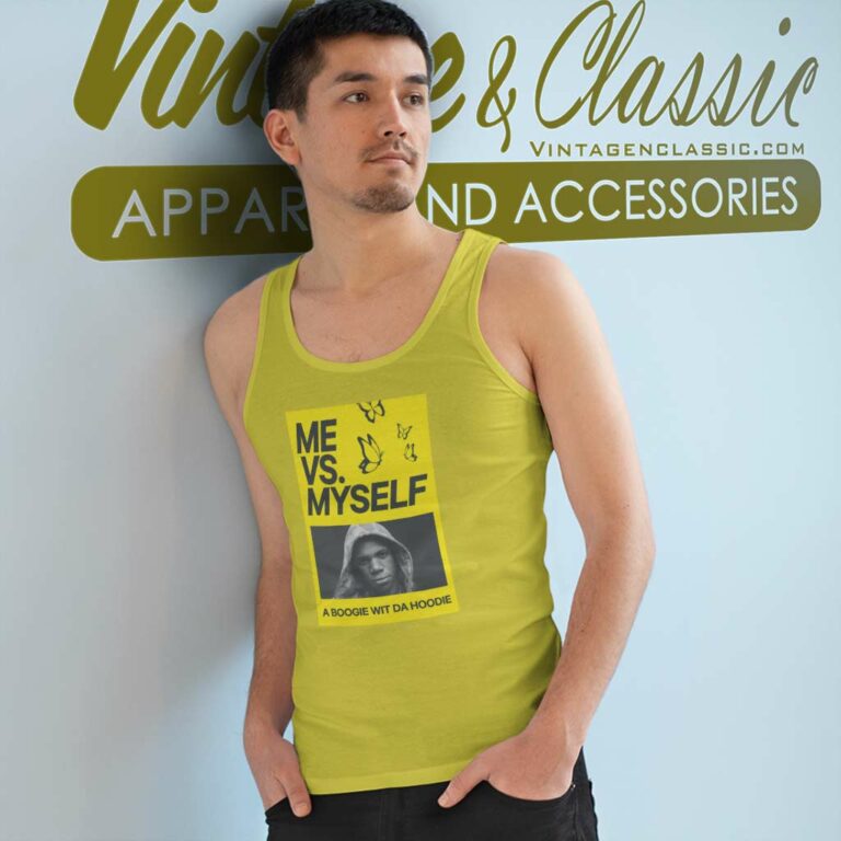 Me Vs Myself A Boogie Wit Da Hoodie Tank Top Racerback 1 Me Vs Myself A Boogie Wit Da Hoodie Tank Top Racerback 1