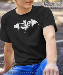 Meat Loaf Bloody Bat Logo T Shirt