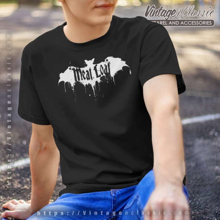Meat Loaf Bloody Bat Logo T Shirt Meat Loaf Bloody Bat Logo T Shirt