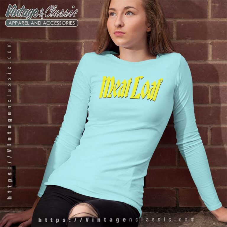 Meat Loaf Classic Logo Long Sleeve Tee Meat Loaf Classic Logo Long Sleeve Tee