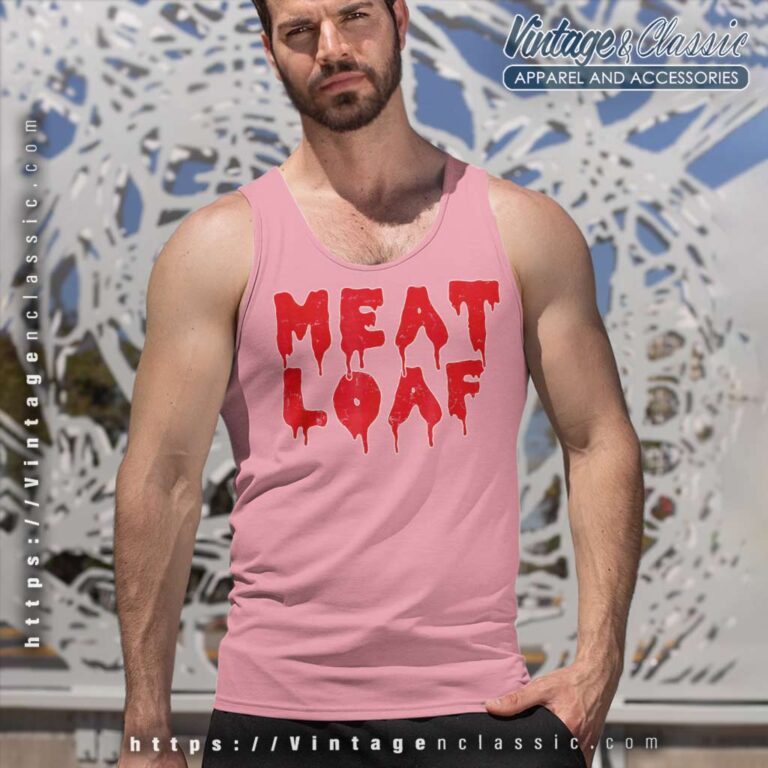 Meat Loaf Horror Tank Top Racerback Meat Loaf Horror Tank Top Racerback
