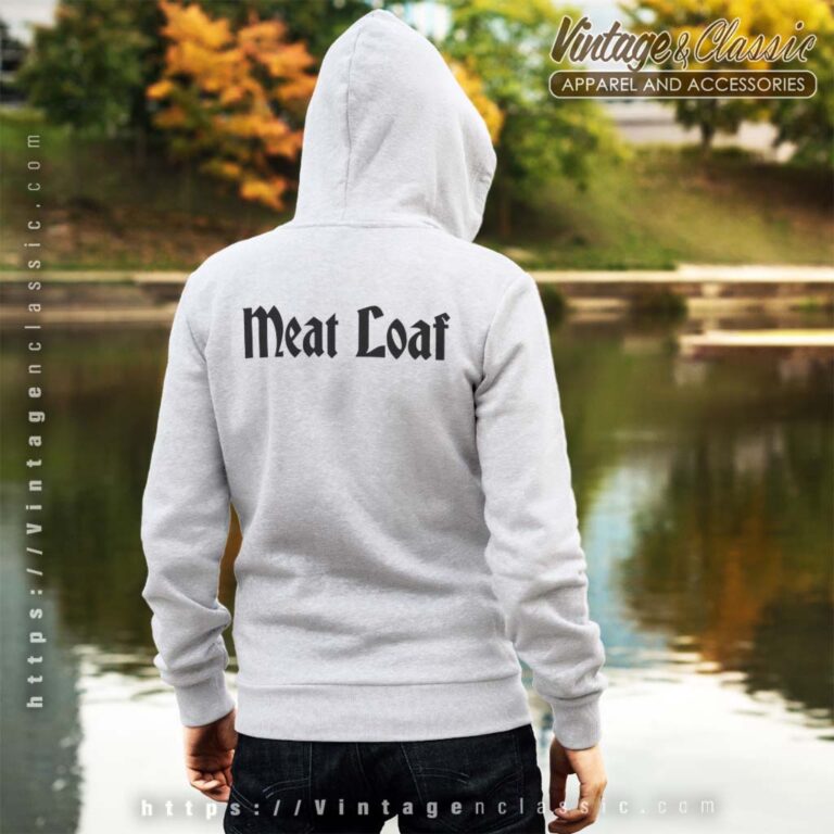 Meat Loaf Logo Backside Hoodie Meat Loaf Logo Backside Hoodie
