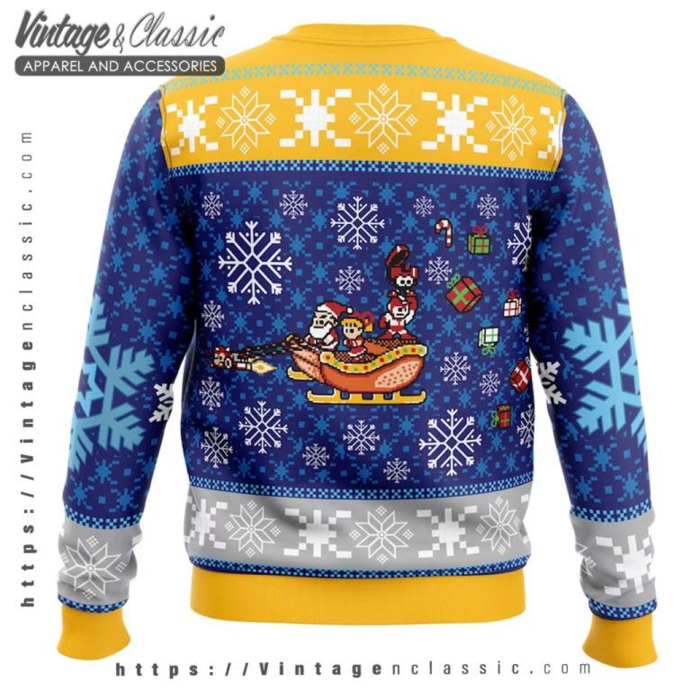 Mega Man Star Force Ugly Christmas Sweater back Ugly Sweater Mega Man Star Force Ugly Christmas Sweater back Ugly Sweater