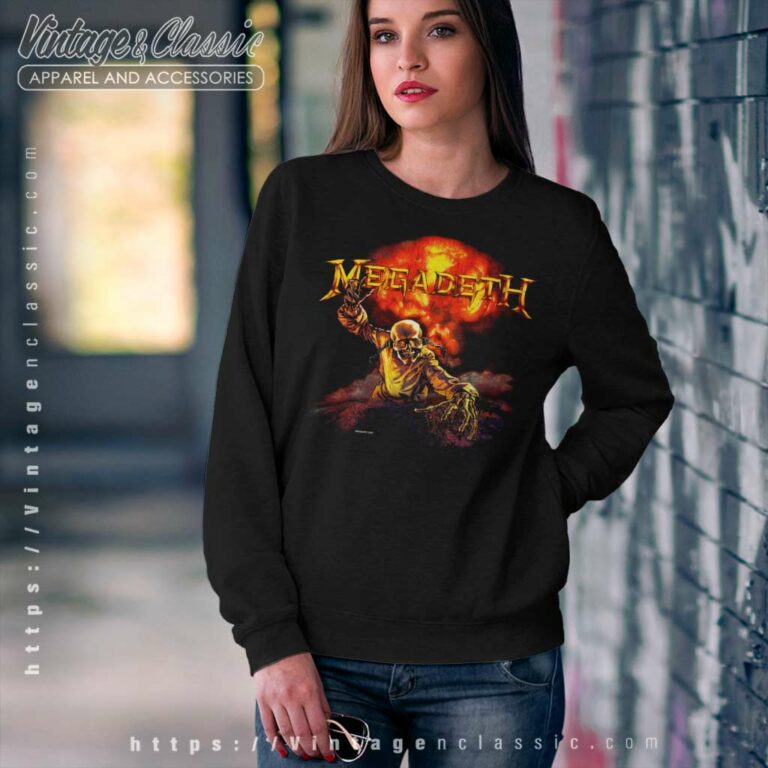 Megadeth 1987 Concert Sweatshirt Megadeth 1987 Concert Sweatshirt