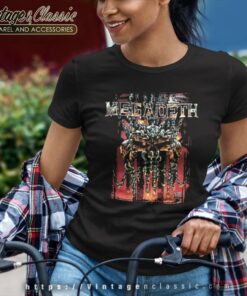 Megadeth Chaos Comics Women TShirt