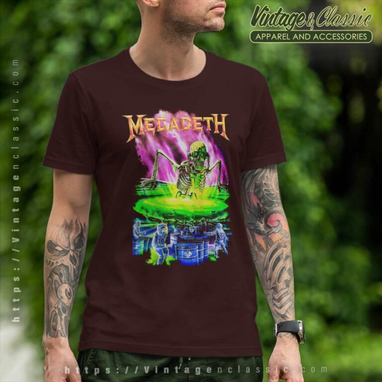 Megadeth Contaminated T Shirt Megadeth Contaminated T Shirt