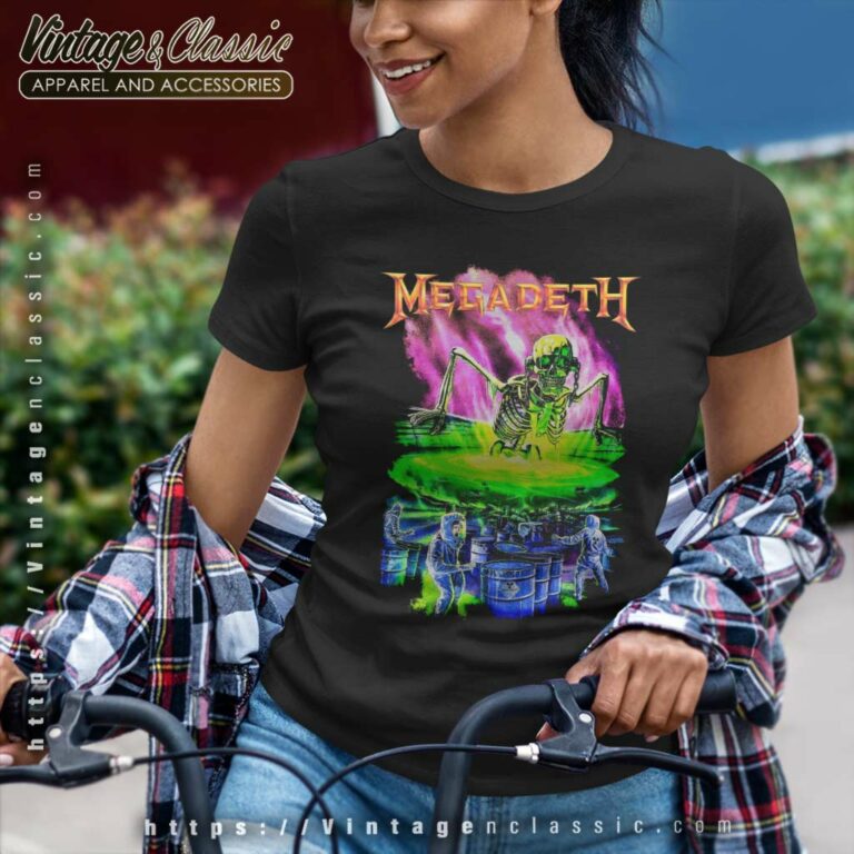 Megadeth Contaminated Women TShirt Megadeth Contaminated Women TShirt