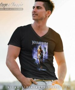 Megadeth Countdown To Extinction V Neck TShirt