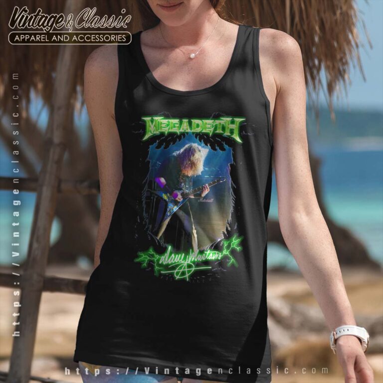 Megadeth Dave Guitar Tanktop Megadeth Dave Guitar Tanktop