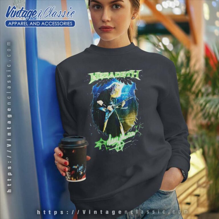 Megadeth Dave Mustaine Sweatshirt Megadeth Dave Mustaine Sweatshirt