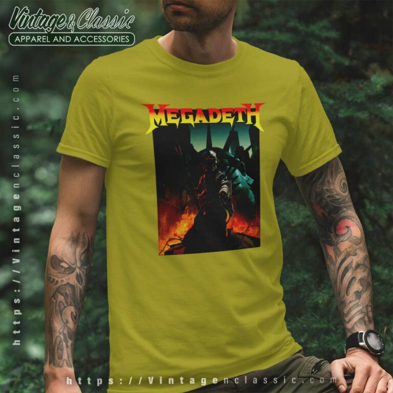 Megadeth Fatal Bot T Shirt Megadeth Fatal Bot T Shirt