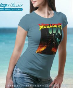 Megadeth Fatal Bot Women TShirt