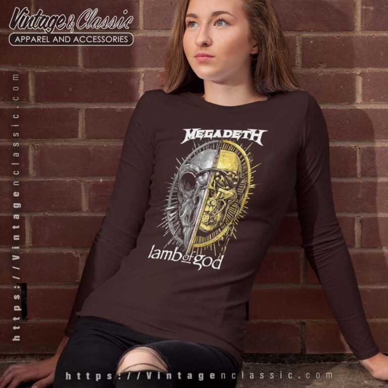 Megadeth Lamb of God Metal Tour of the Year Green Bay Long Sleeves Megadeth Lamb of God Metal Tour of the Year Green Bay Long Sleeves