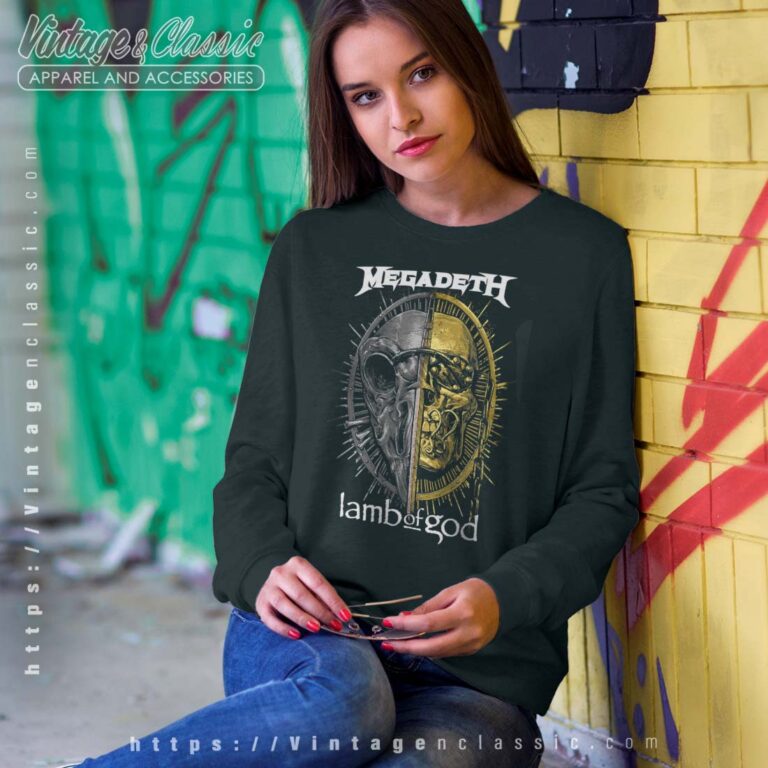 Megadeth Lamb of God Metal Tour of the Year Green Bay Sweatshirt Megadeth Lamb of God Metal Tour of the Year Green Bay Sweatshirt