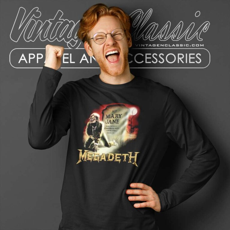 Megadeth Mary Jane Long Sleeve Tee Megadeth Mary Jane Long Sleeve Tee