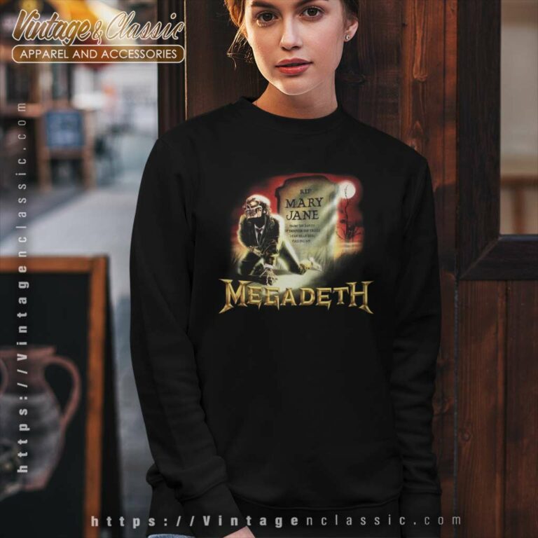 Megadeth Mary Jane Sweatshirt Megadeth Mary Jane Sweatshirt