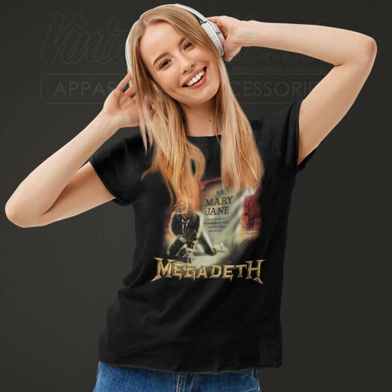 Megadeth Mary Jane Women TShirt Megadeth Mary Jane Women TShirt