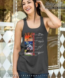 Megadeth Members Signatures Tank Top Racerback