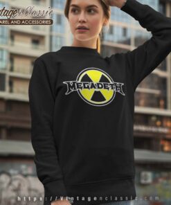 Megadeth Nuclear Symbol Logo Sweatshirt 1