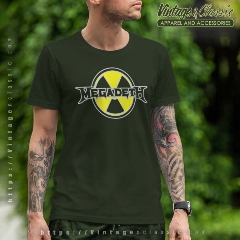 Megadeth Nuclear Symbol Logo T shirt 1 Megadeth Nuclear Symbol Logo T shirt 1