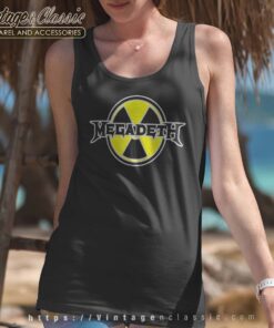 Megadeth Nuclear Symbol Logo Tanktop