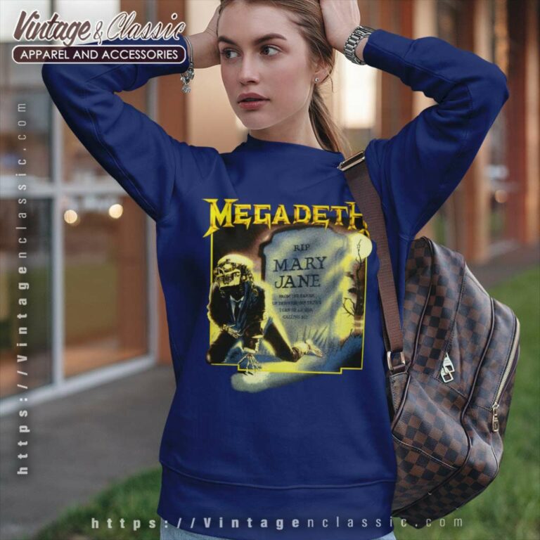Megadeth Rip Mary Jane Sweatshirt Megadeth Rip Mary Jane Sweatshirt