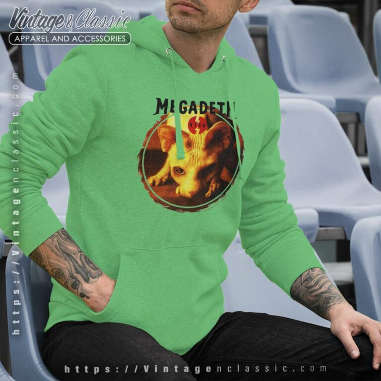 Megadeth Risk Cat Hoodie Megadeth Risk Cat Hoodie