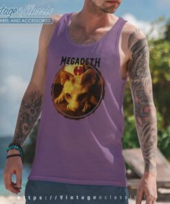 Megadeth Risk Cat Tank Top Racerback