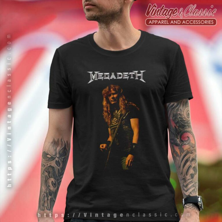 Megadeth Rock Dave Mustaine T Shirt Megadeth Rock Dave Mustaine T Shirt