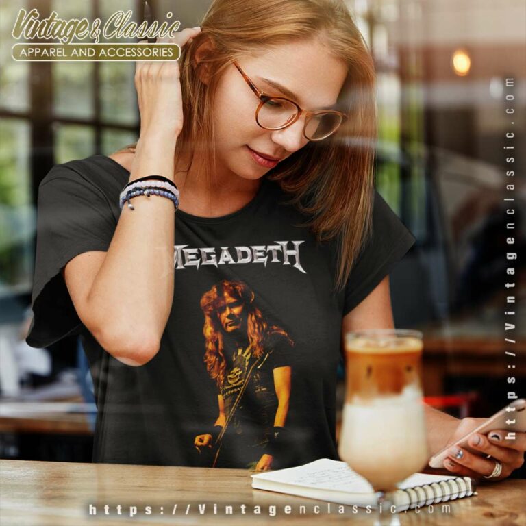 Megadeth Rock Dave Mustaine Women TShirt Megadeth Rock Dave Mustaine Women TShirt
