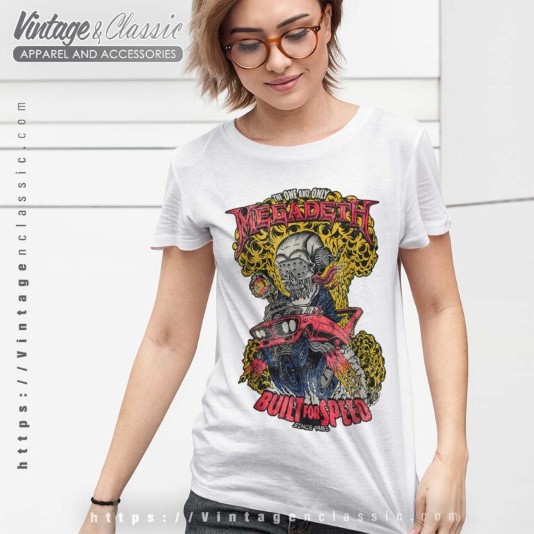 Megadeth Shirt Built For Speed Women T shirt Megadeth Shirt Built For Speed Women T shirt
