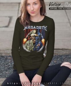 Megadeth Shirt General Vic Missiles Long Sleeves
