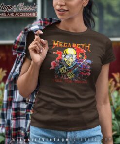 Megadeth Shirt I Kill For Thrill Women TShirt