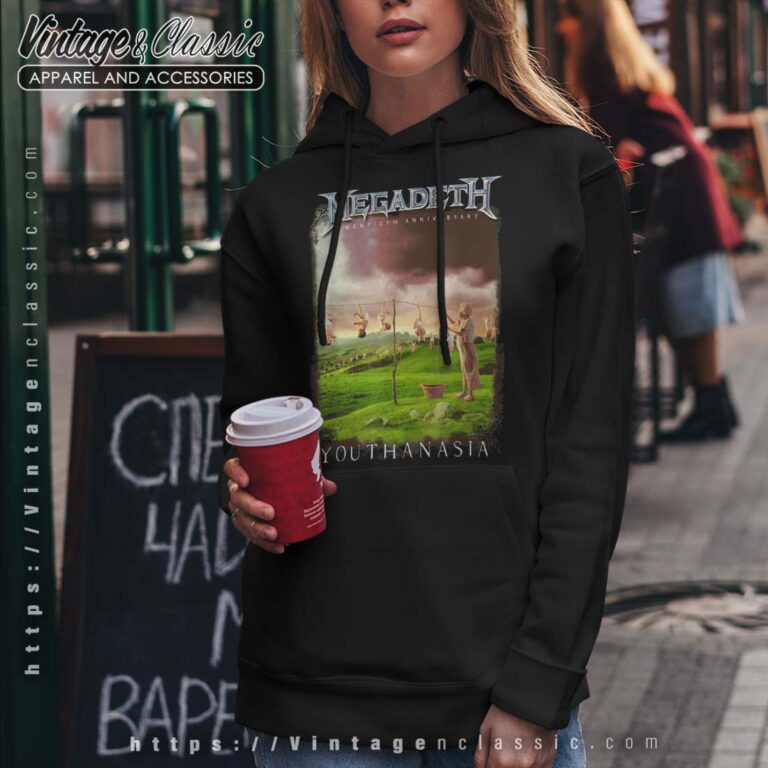 Megadeth Shirt Megadeth Youthanasia Hoodie Megadeth Shirt Megadeth Youthanasia Hoodie