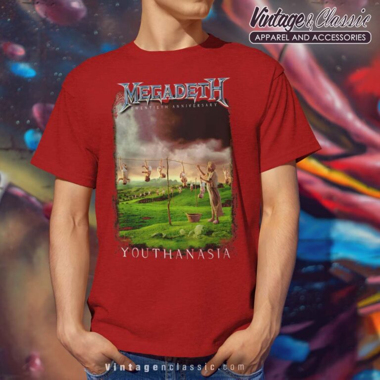 Megadeth Shirt Megadeth Youthanasia Shirt Megadeth Shirt Megadeth Youthanasia Shirt