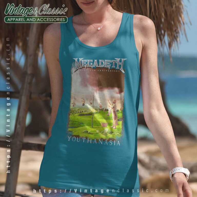 Megadeth Shirt Megadeth Youthanasia Tanktop Megadeth Shirt Megadeth Youthanasia Tanktop