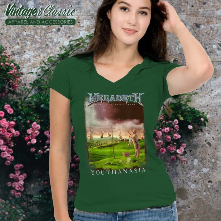 Megadeth Shirt Megadeth Youthanasia Vneck Megadeth Shirt Megadeth Youthanasia Vneck