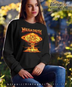 Megadeth Shirt Mushroom Cloud Vic Glow Sweatshirt
