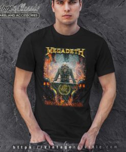 Megadeth Shirt New World Order T shirt